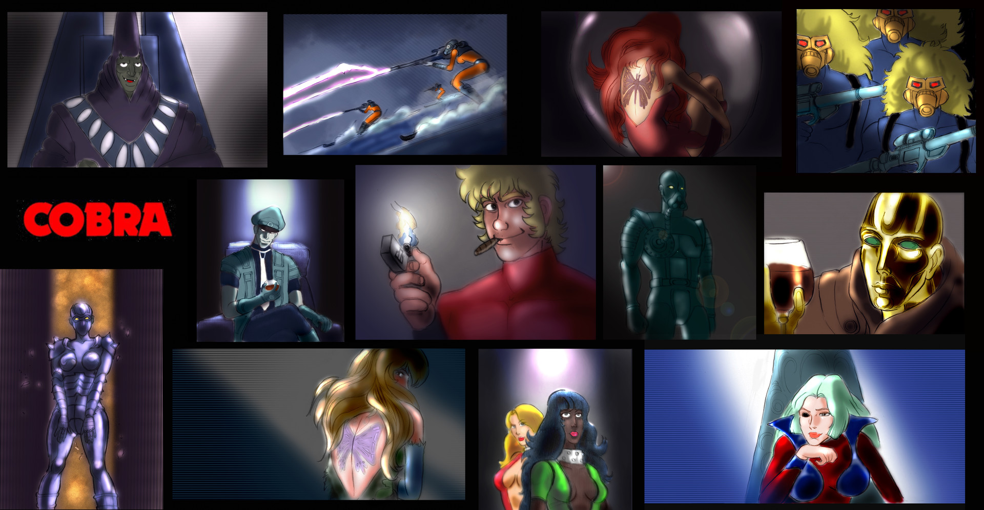 Artstation Cobra Space Pirate Artworks