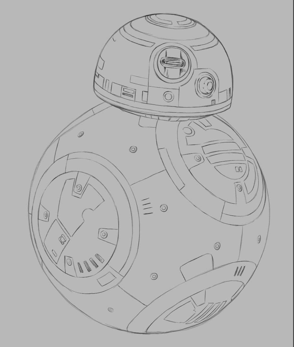 Alexandre De Souza Study 8 Star Wars Digital Painting