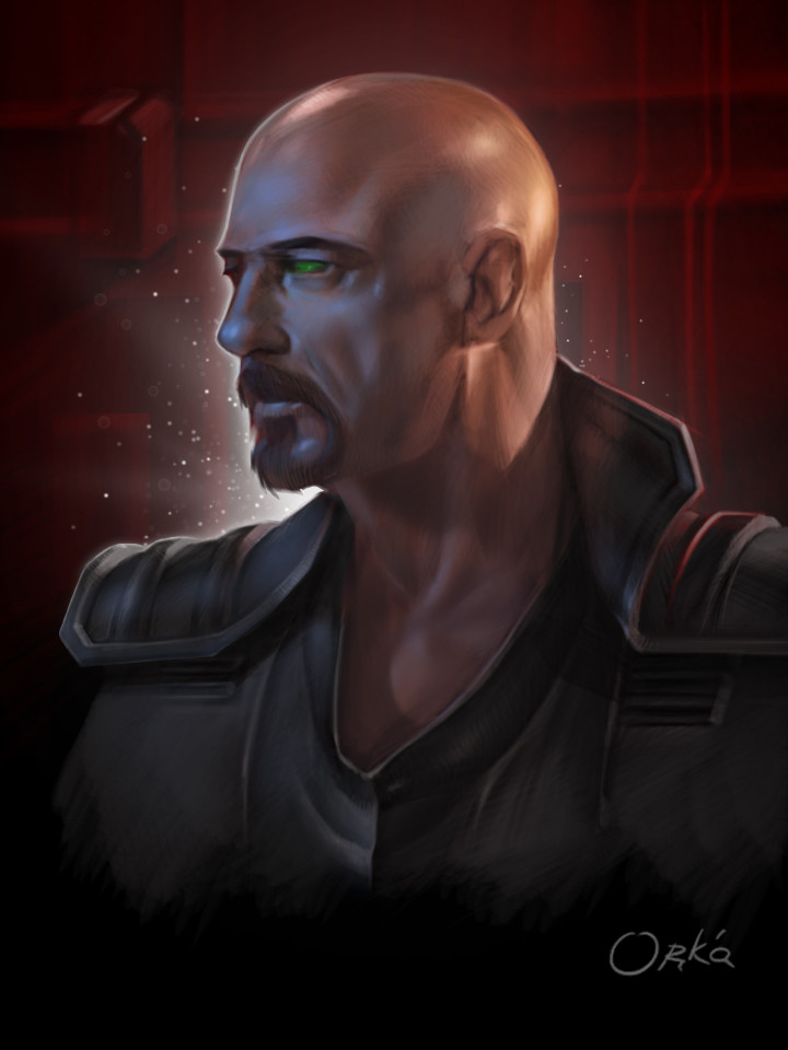 NOD scetch of Brotherhood Command and Conquer ArtStation - Kane