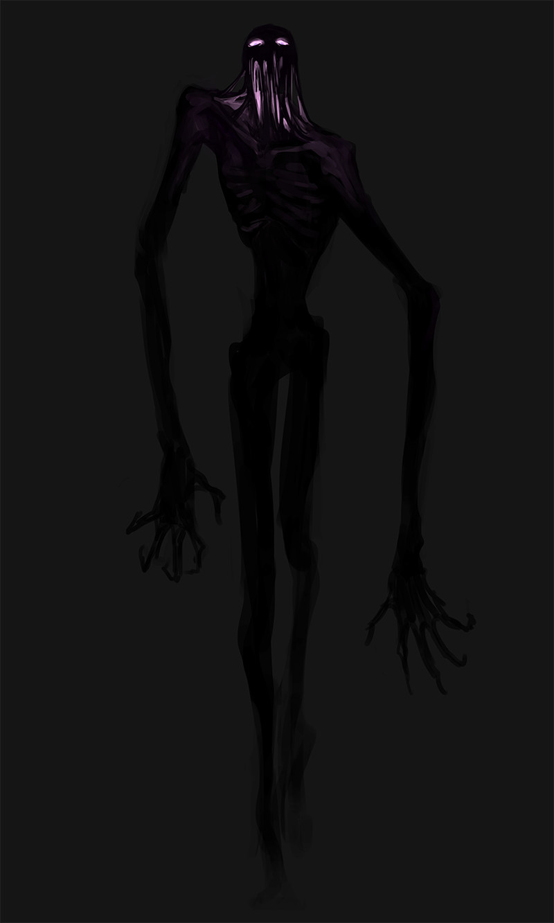 jinha kwon fan art enderman minecraft