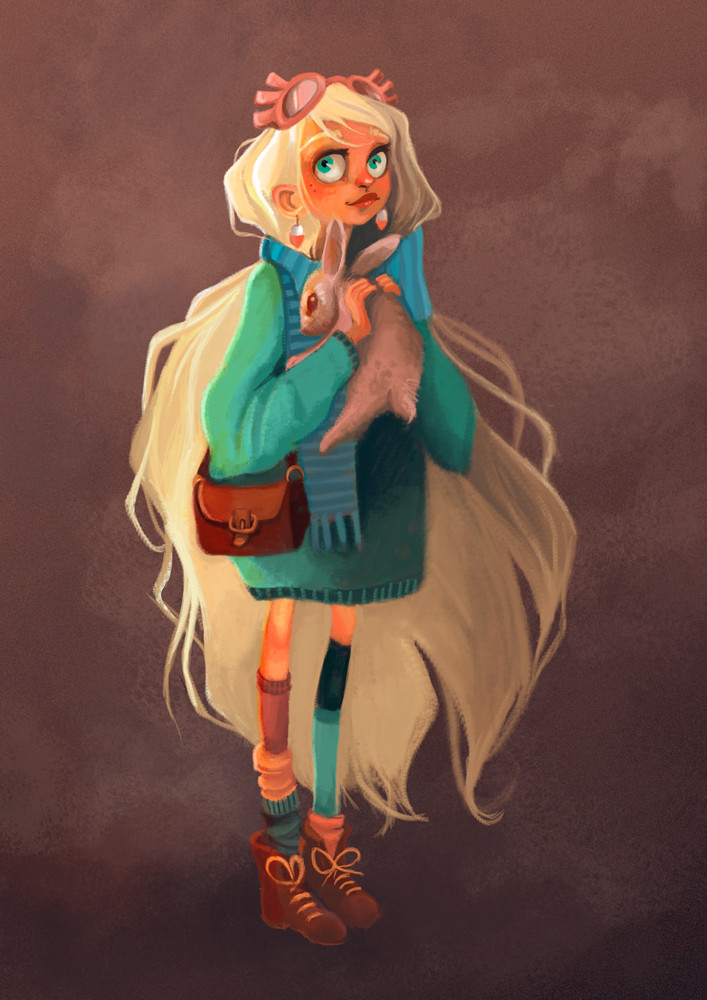 Artstation Harry Potter Character Design Challenge Luna Lovegood Charlie Baudeigne