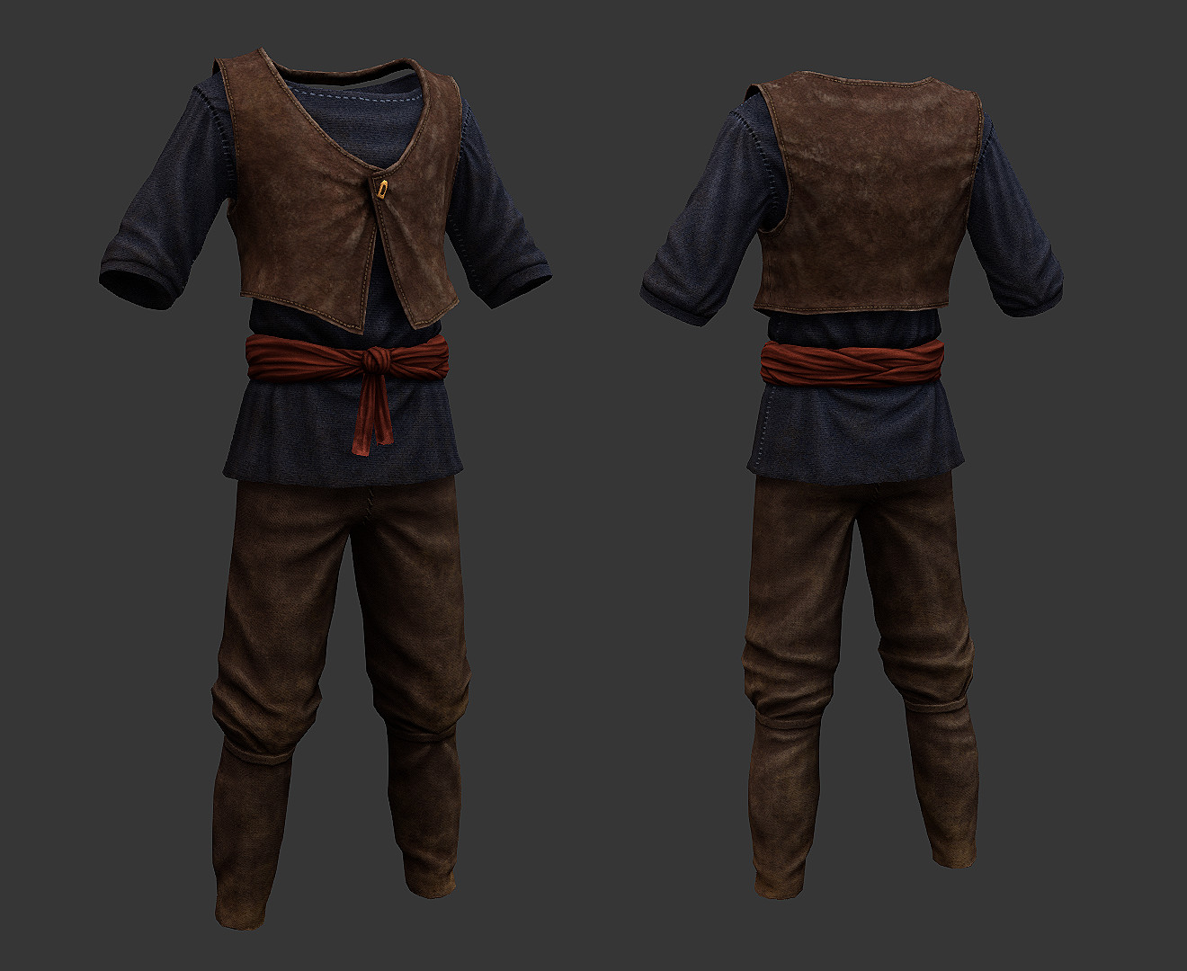 Artstation Colovian Common Outfit Male Virginia Smith