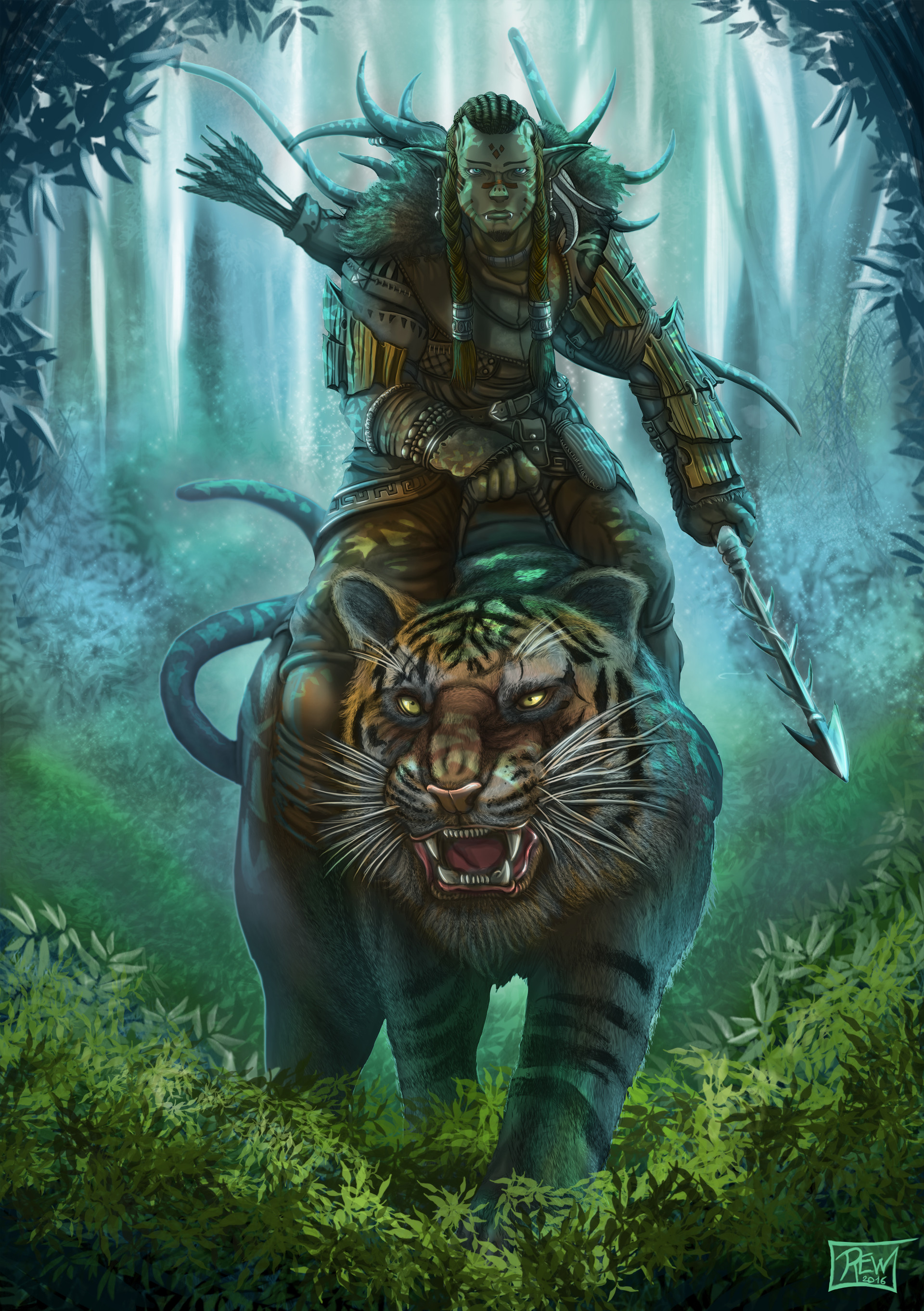 ArtStation wooden elf