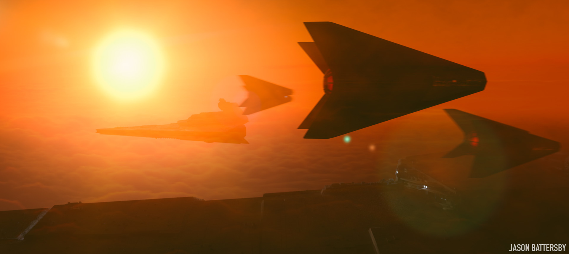 Artstation Tie X On The Horizon Tie X Jason Battersby
