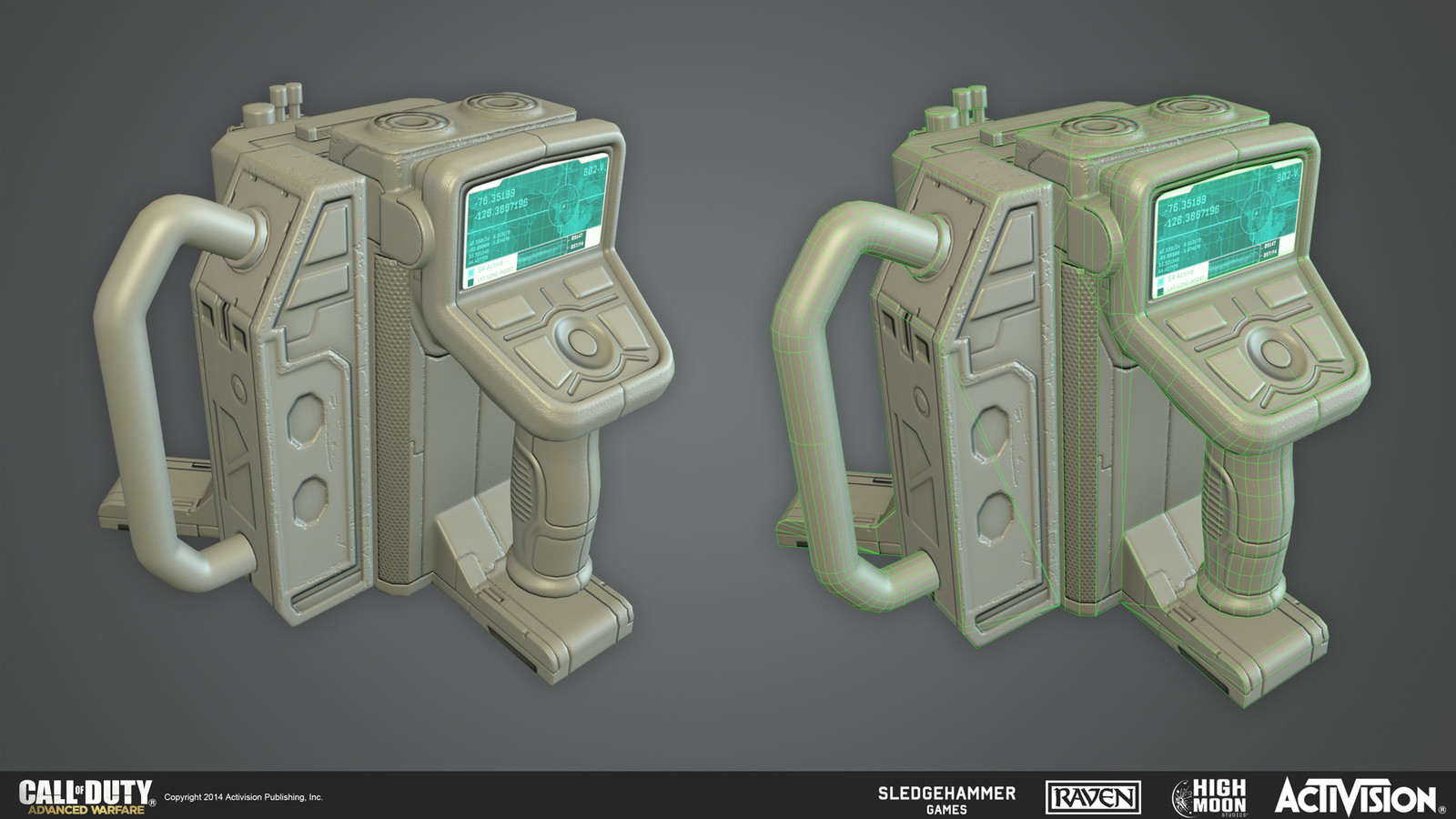 Low Poly Bake + Wireframe