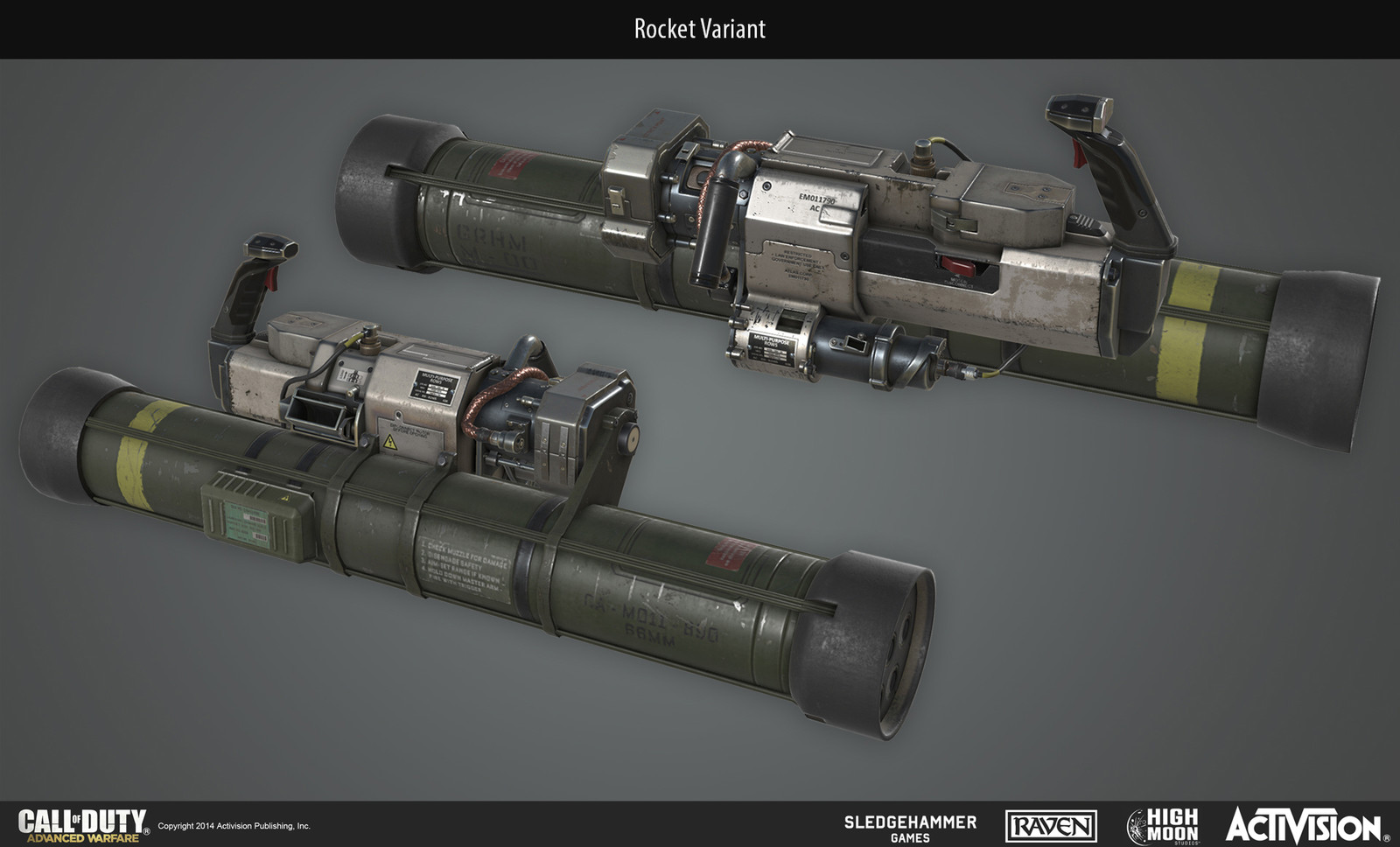 First person sentry scorestreak rocket launcher variant.