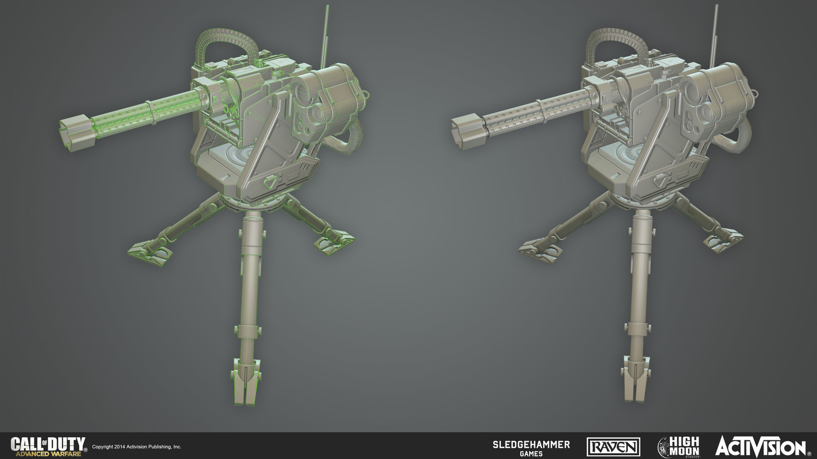 Low Poly Bake + Wireframe