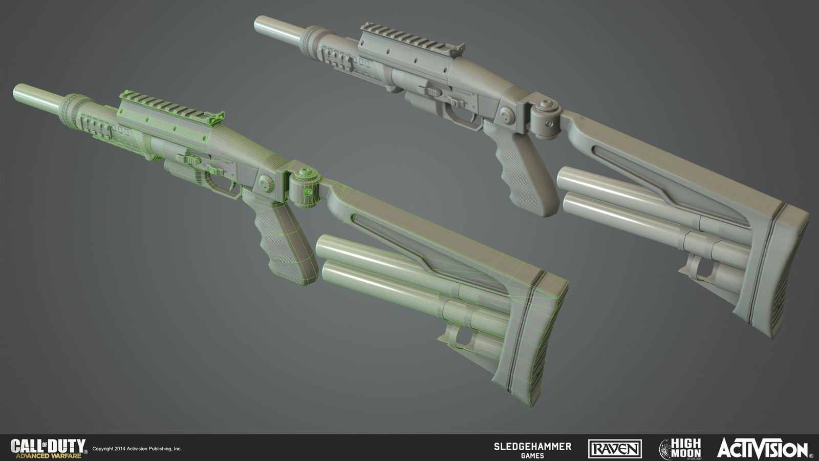 Low Poly Bake + Wireframe