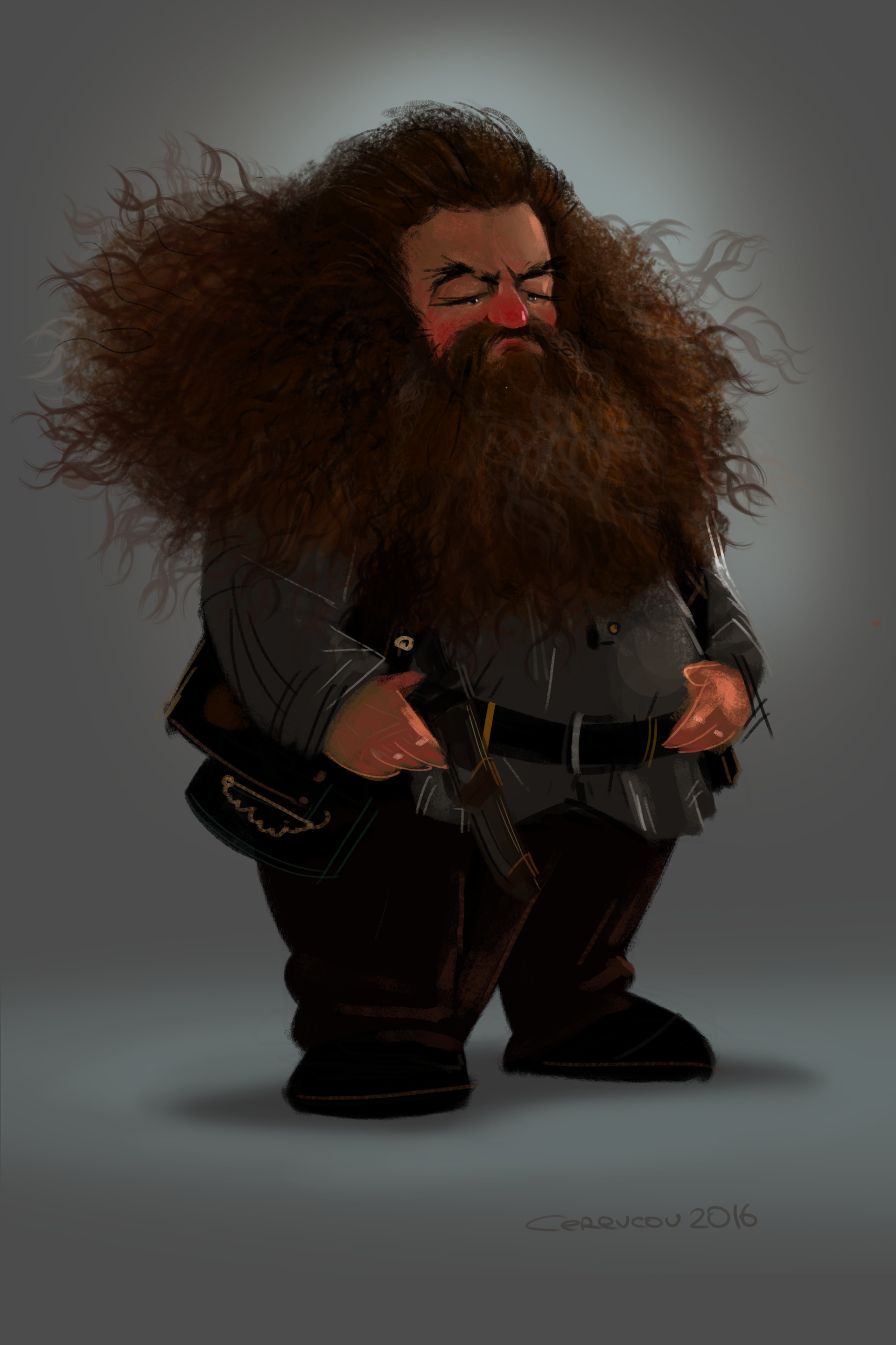 Maxim Cerevcov Harry Potter Hagrid