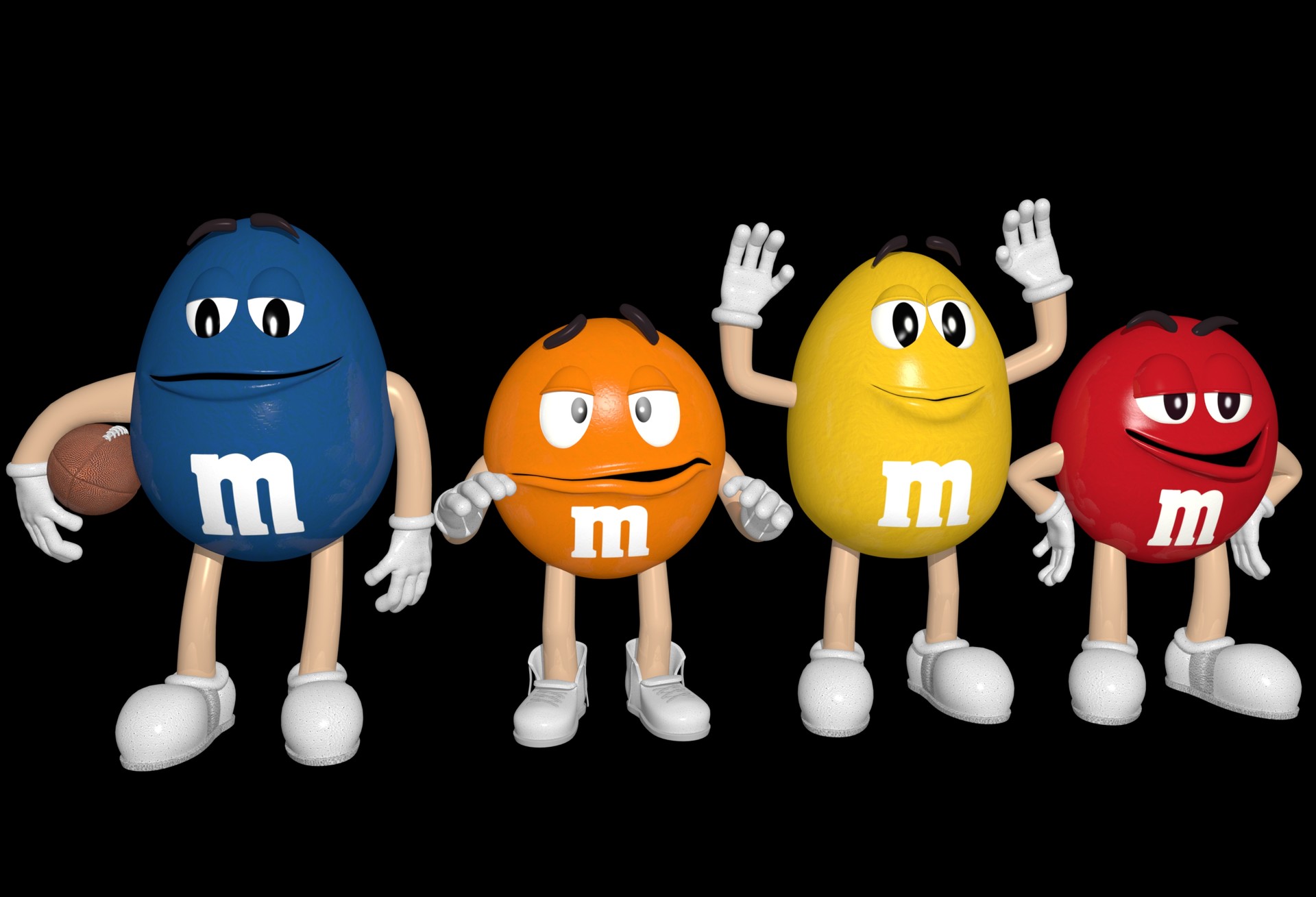 ArtStation - Red m&m character