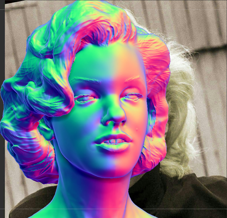 Artstation Marilyn Monroe Textured 3d Model Ian Malcolm