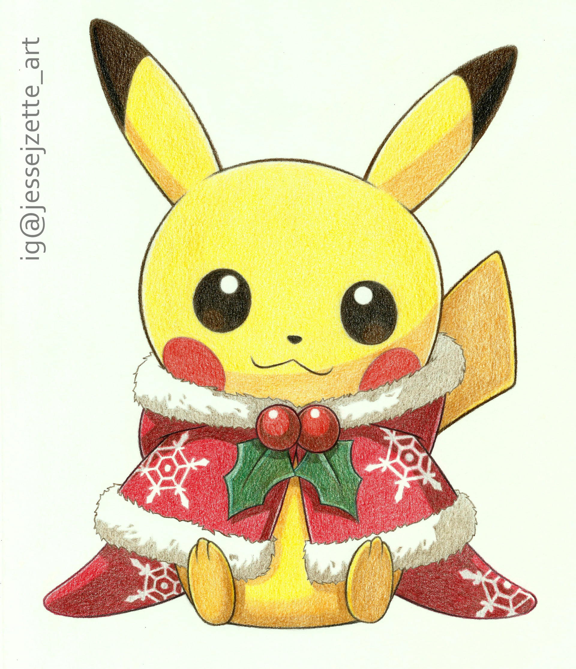 [Imagen: jesse-jzette-art-pikachu-christmas-2016-...1483455197]