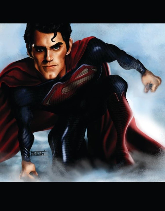 ArtStation - superman man of steel cartoon