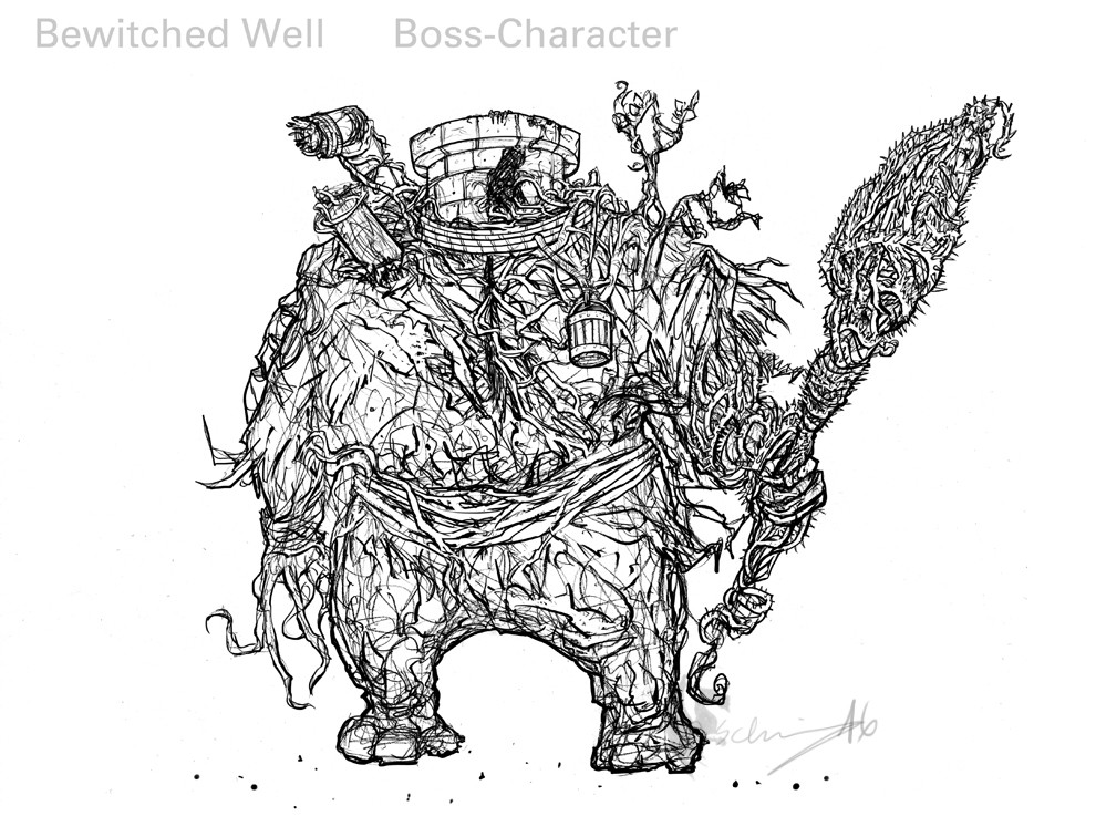 The Bewitched Well - Boss Character Design
