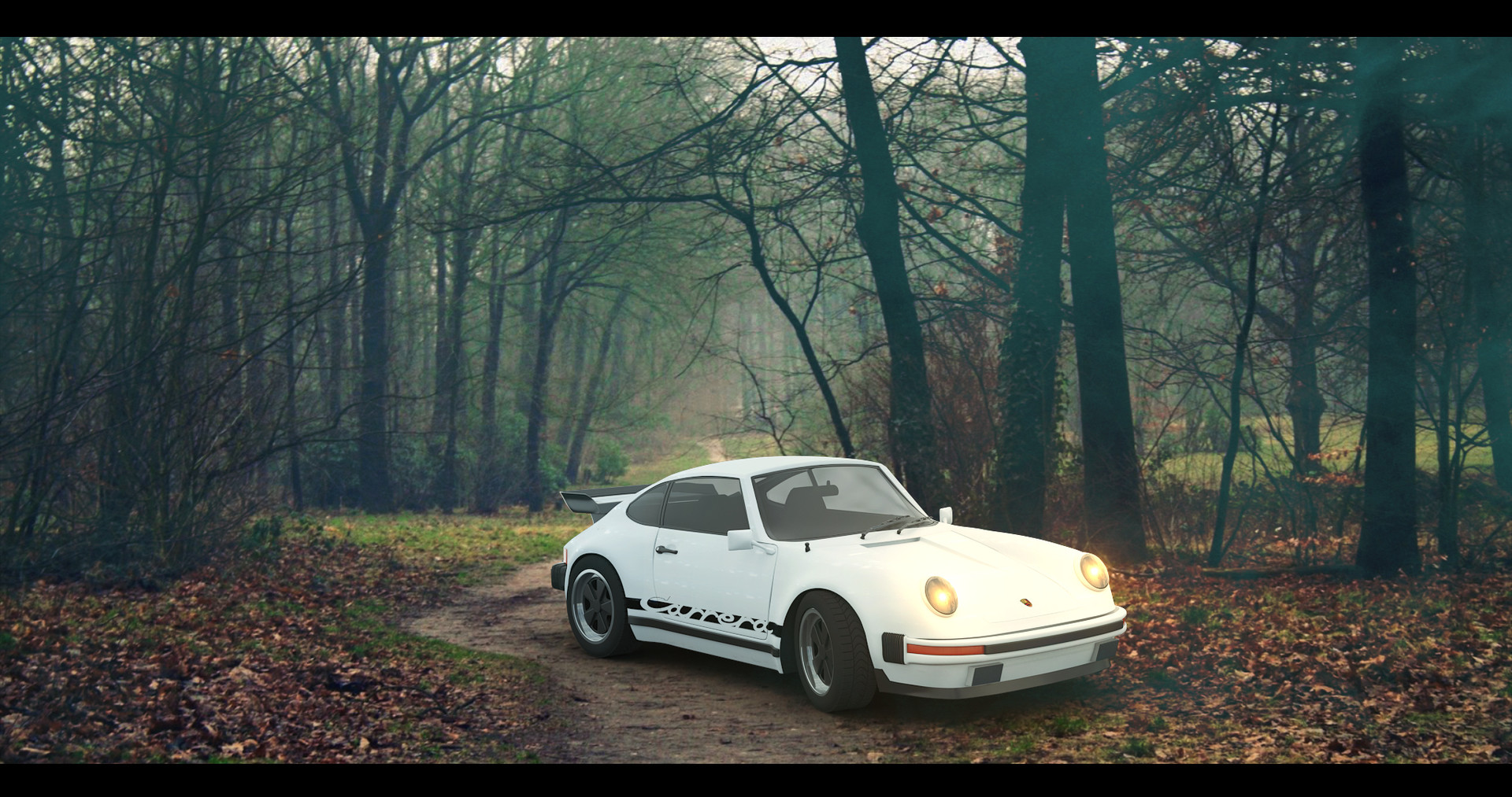 Artstation Porsche 3d Model Bavo Boeykens