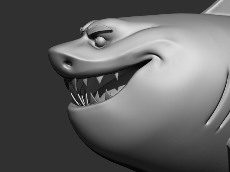 Artstation Moana Shark Modeling Study Diogo Ferreira S
