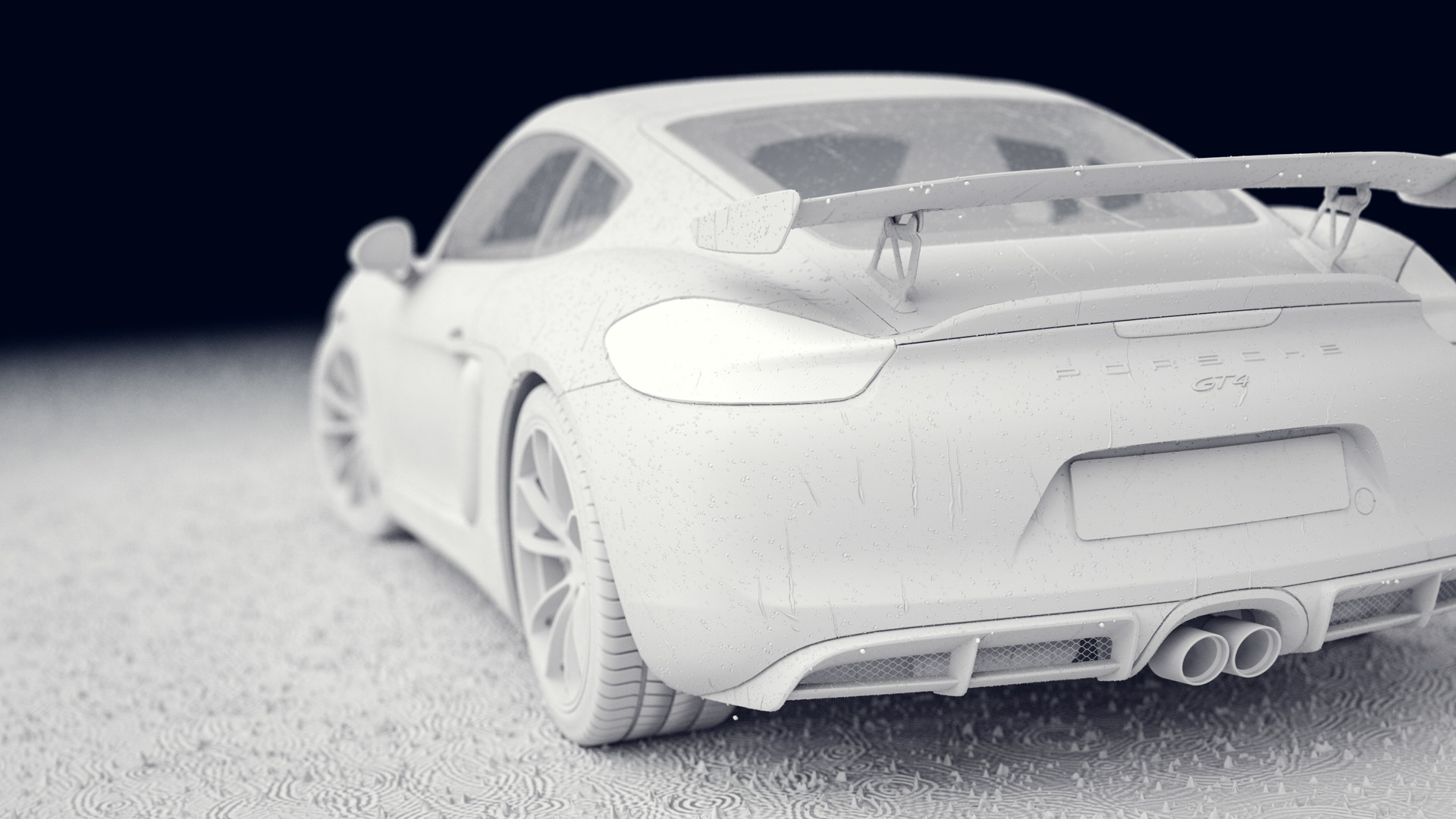 Artstation Porsche Cayman Gt4 3d Animation Daniel Mozbauchel