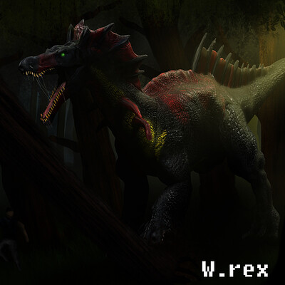 Kevin Vanwijmelbeke W.rex - Mosasaurus Jurassic world