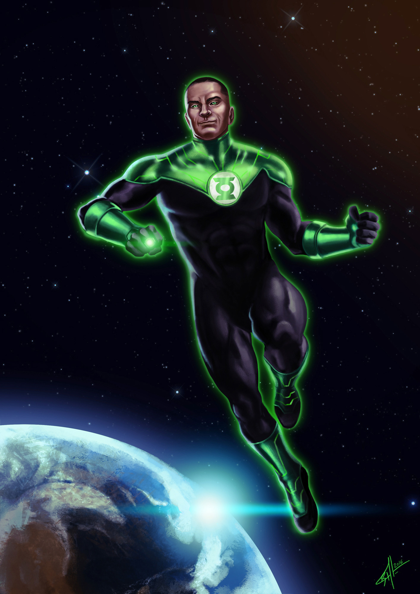 ArtStation John Stewart/Green Lantern
