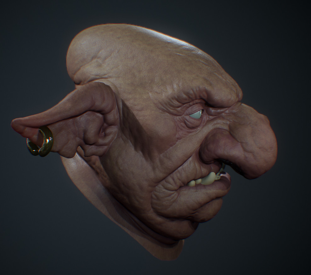 Starting texture tests using Substance and Marmoset.