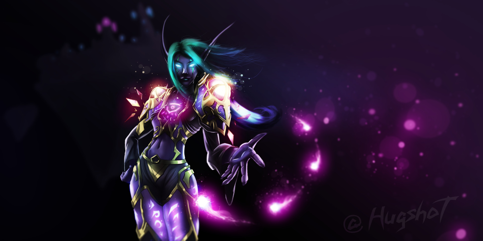 ArtStation Night elf Mage