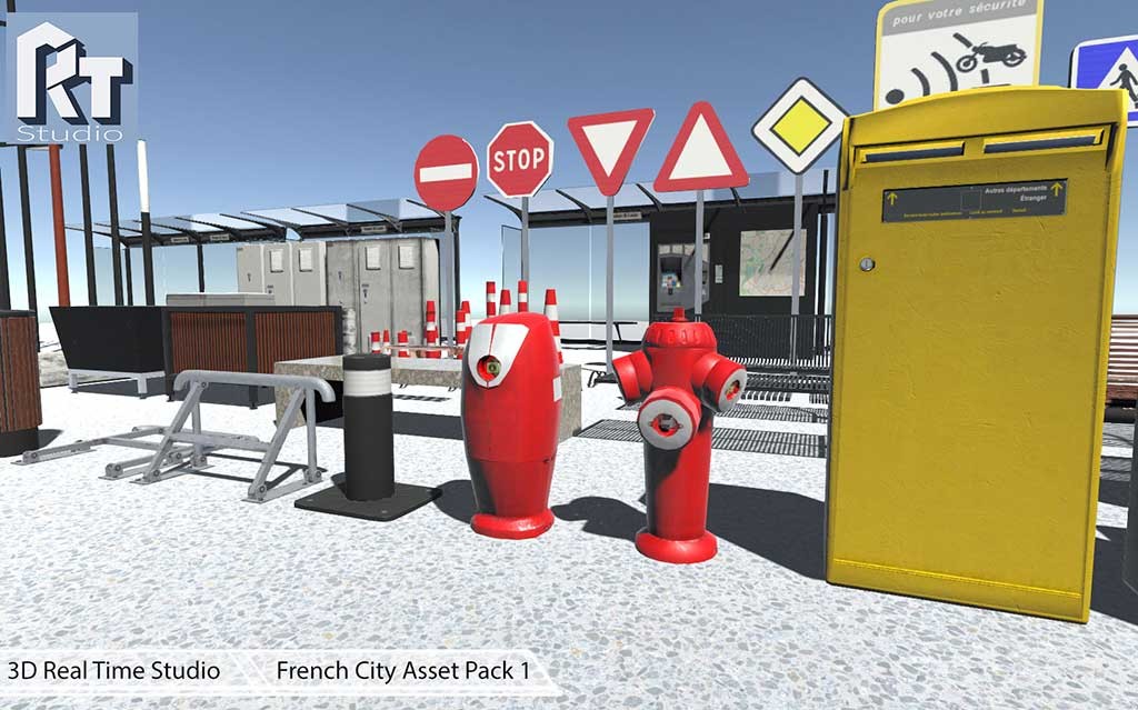 Artstation 3d French City Asset Pack For Unity Cedric Herard