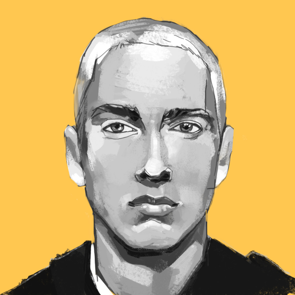 ArtStation - Eminem portrait