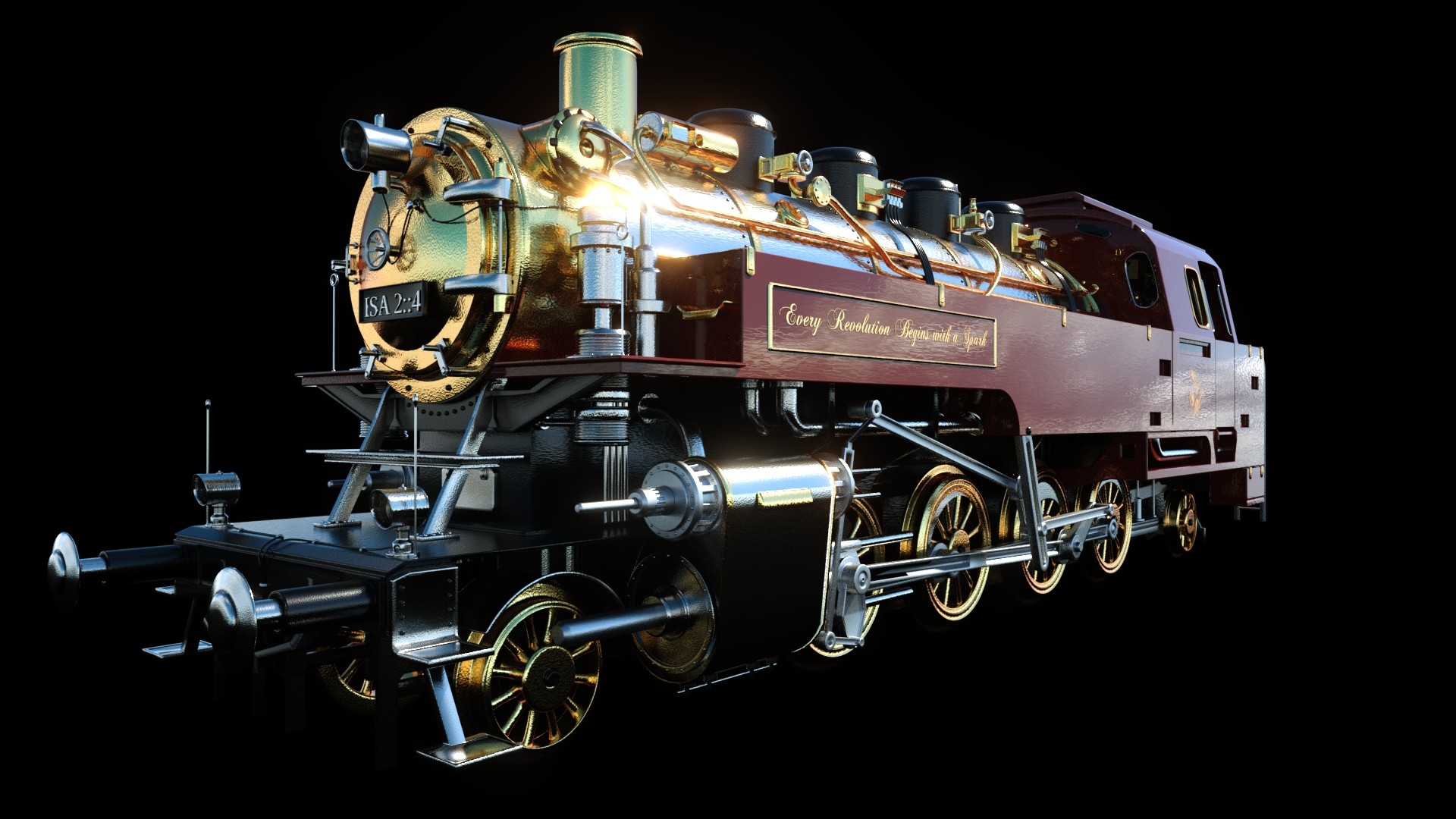 ArtStation - BR86 Steam Locomotive - Custom Materials, Fully Rigged and  Animated