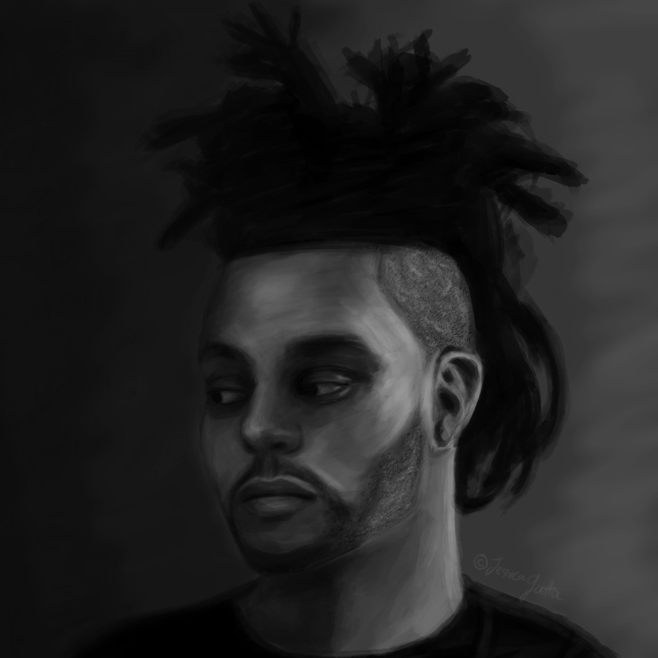Рисунок the weeknd