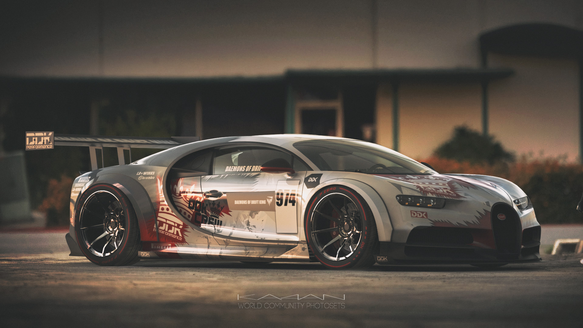 ArtStation Bugatti Chiron "DDK Livery"