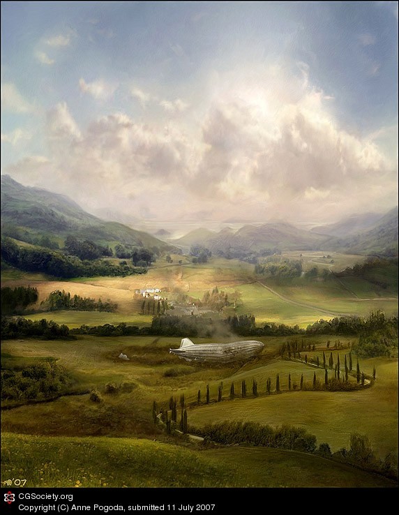 Painting I made for D'artiste Matte Painting :)