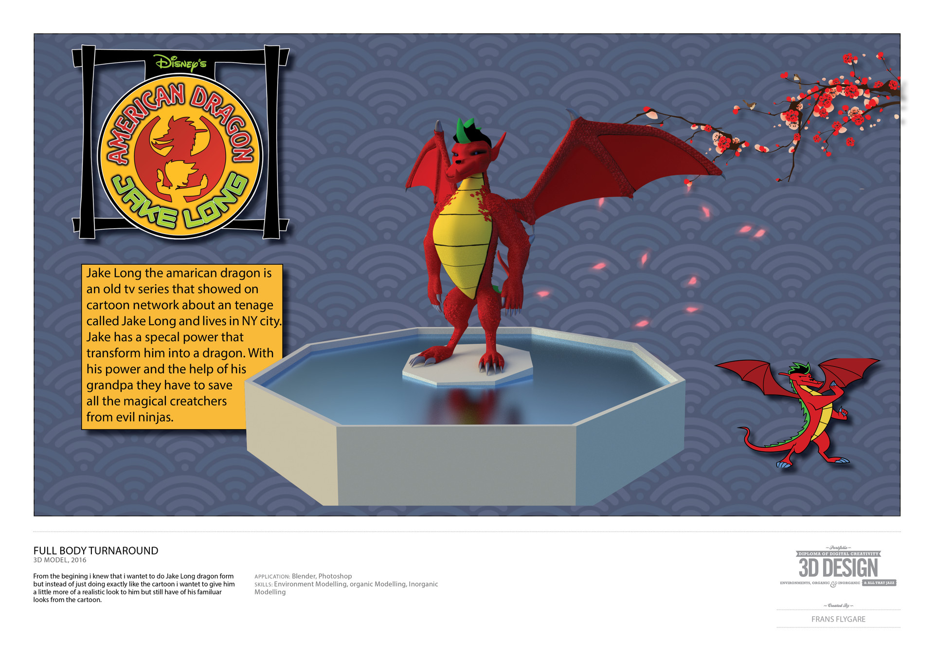 Artstation Jake Long 3d Frans Flygare