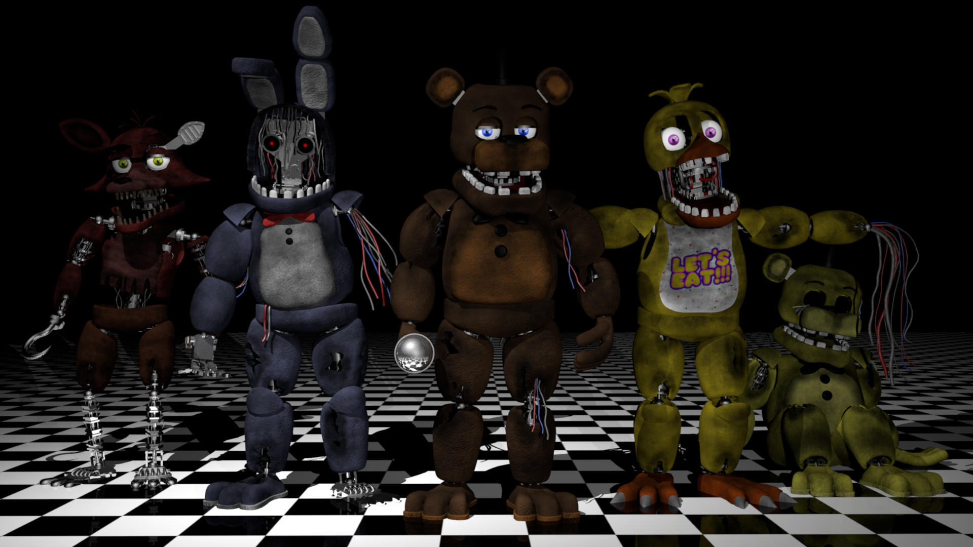 Withered Freddy Fan Casting for Five nights at Freddy's 2: the prequel