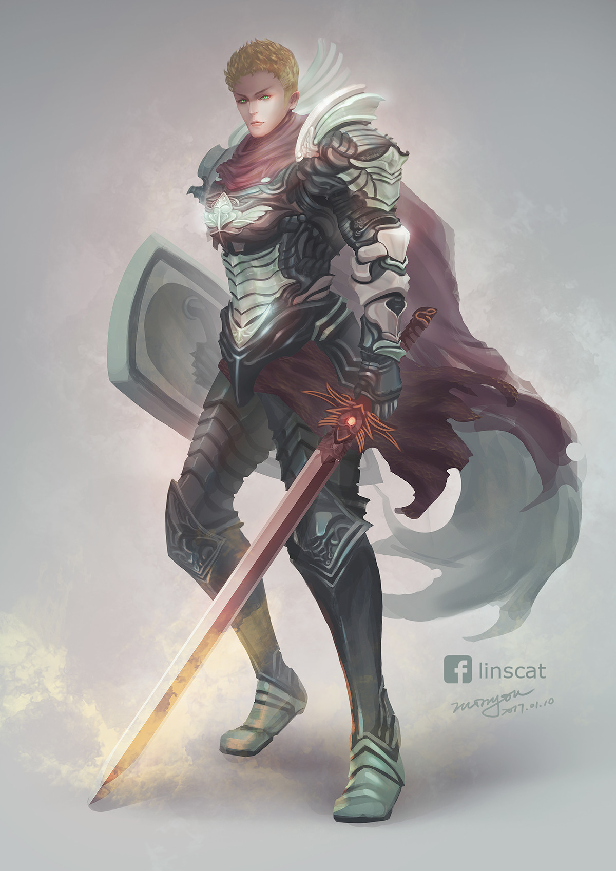 Artstation White Knight Ken Lin