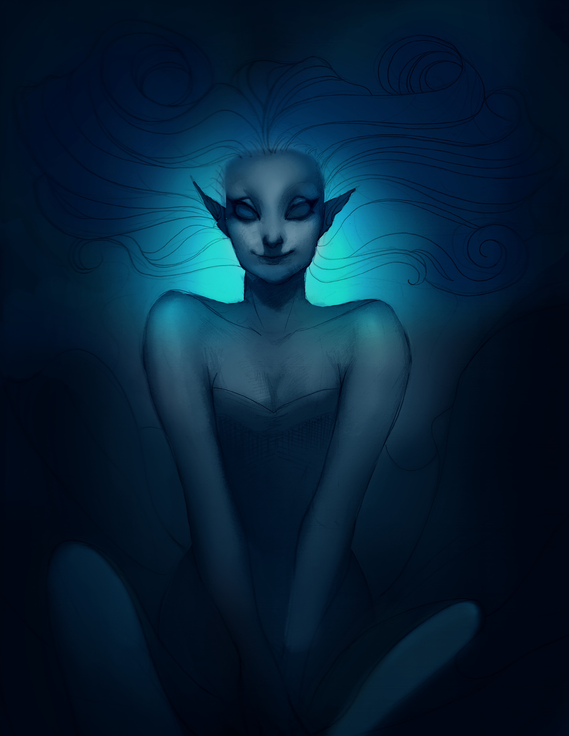 Artstation Sayo The Water Nymph Alexandra Jury