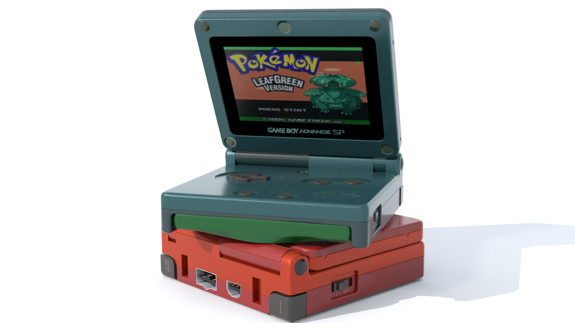 Artstation Nintendo Gameboy Sp Pokemon Editions Vincent Haws