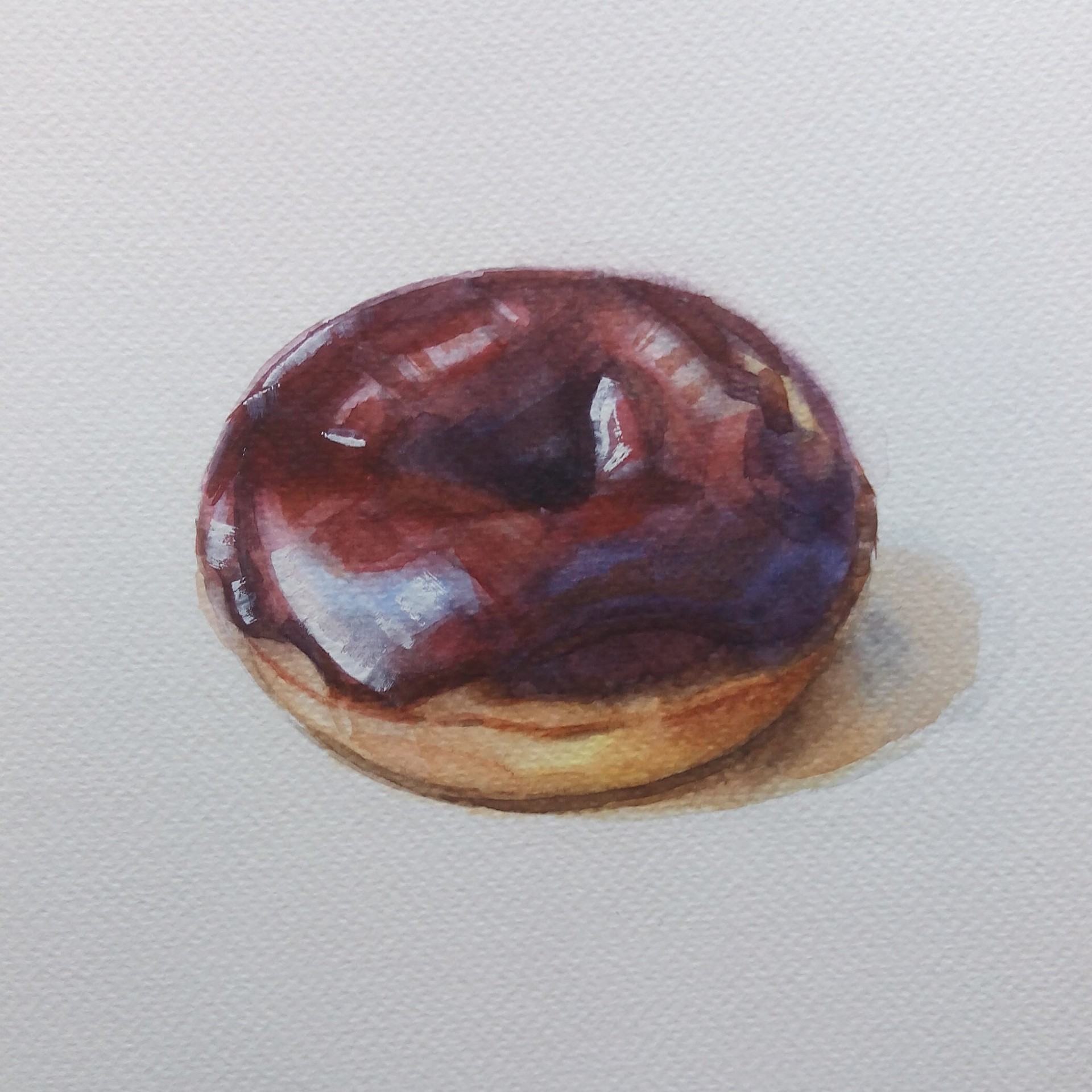 ArtStation - Chocolate Donut Illustration
