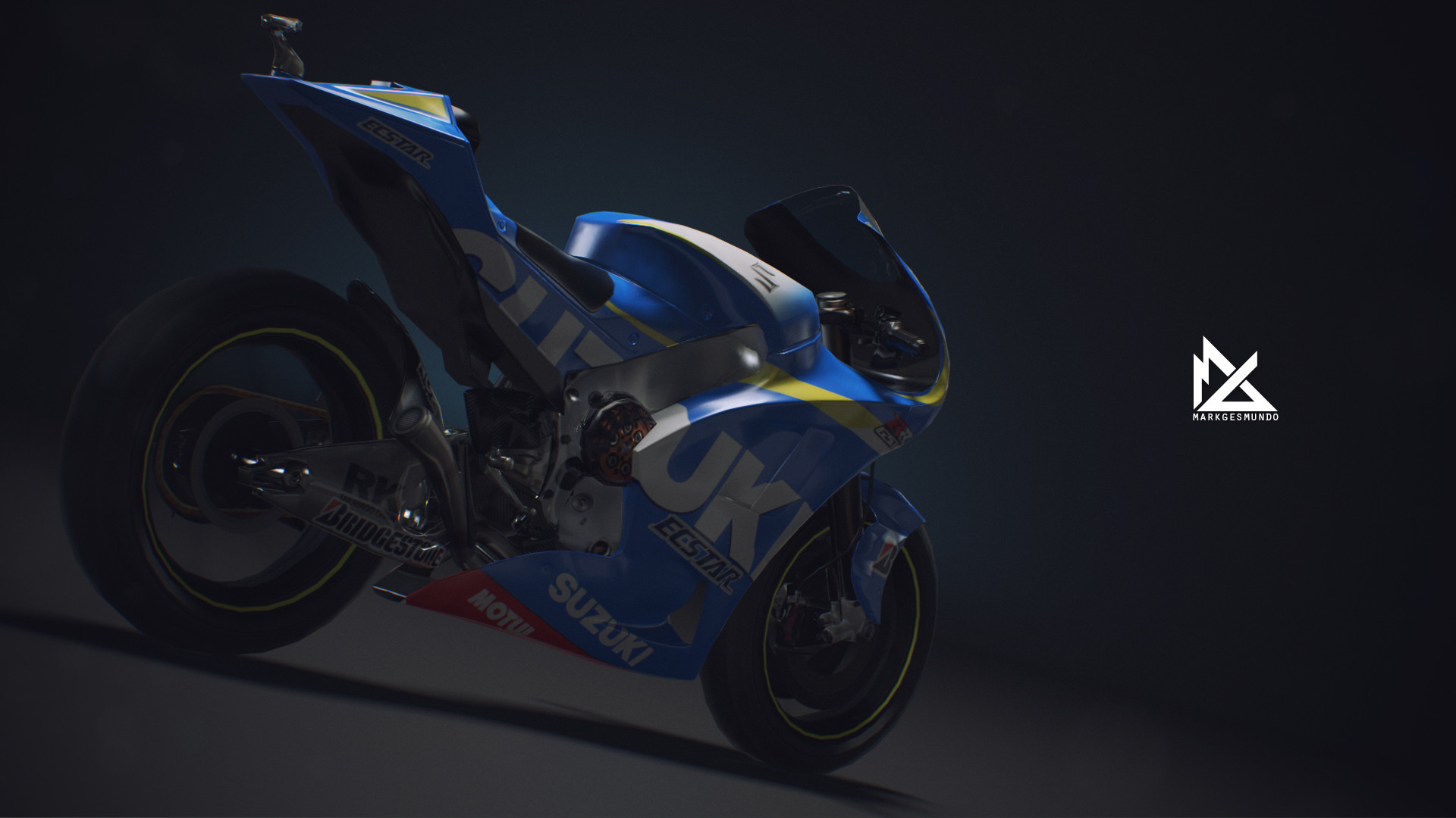 Artstation Motogp Championship Racing Mobile Game Suzuki Gsx Rr Mark Gesmundo