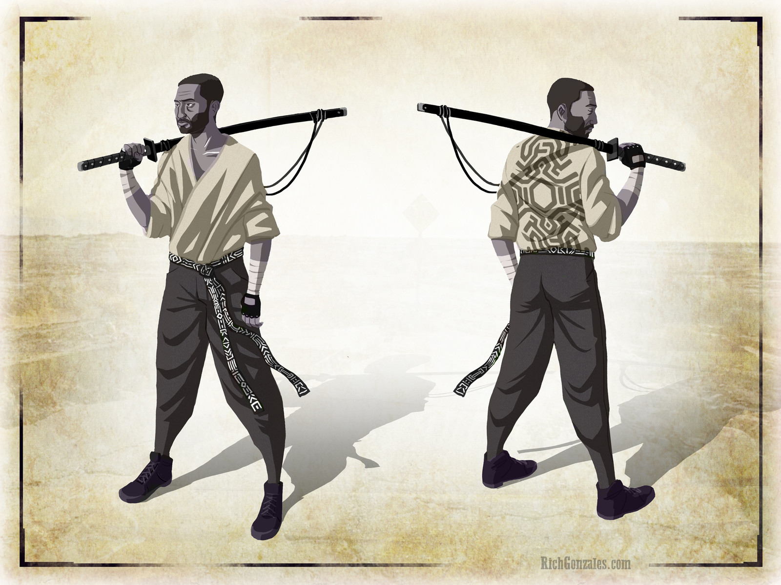 Full body - front and back