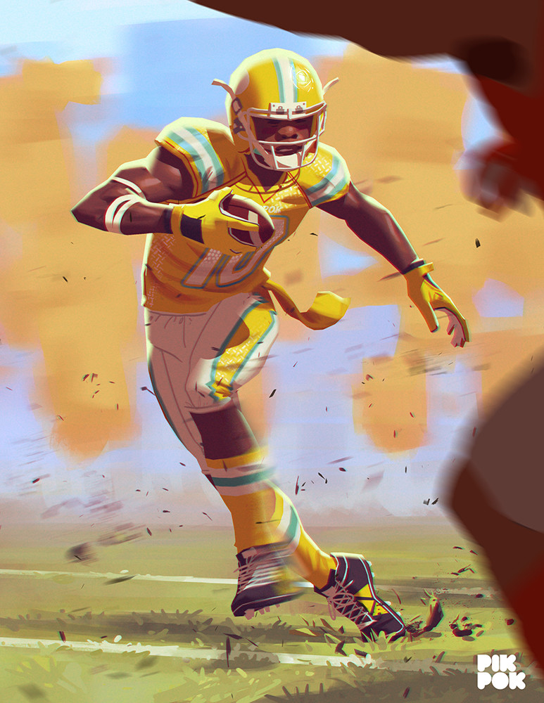 Artstation Rival Stars College Football Hero Images Kiel Whitaker