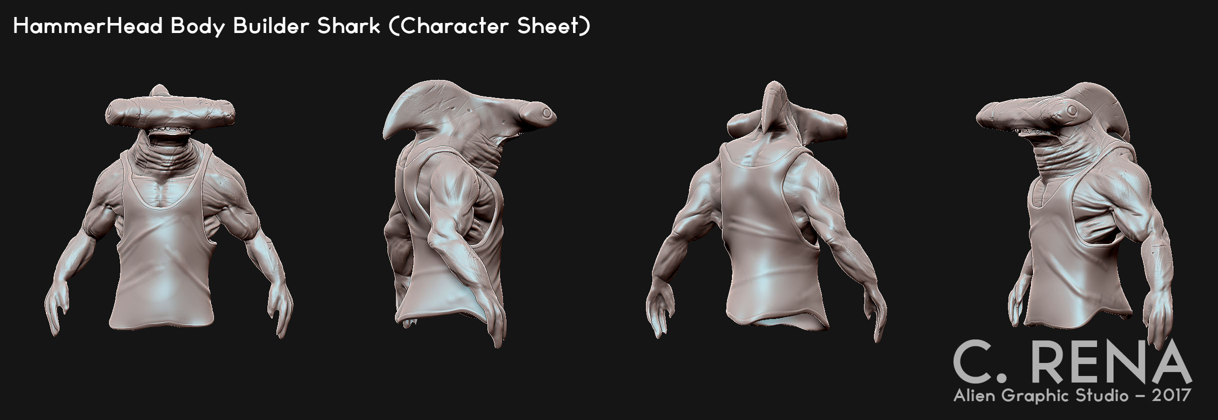 Character study ZBrush