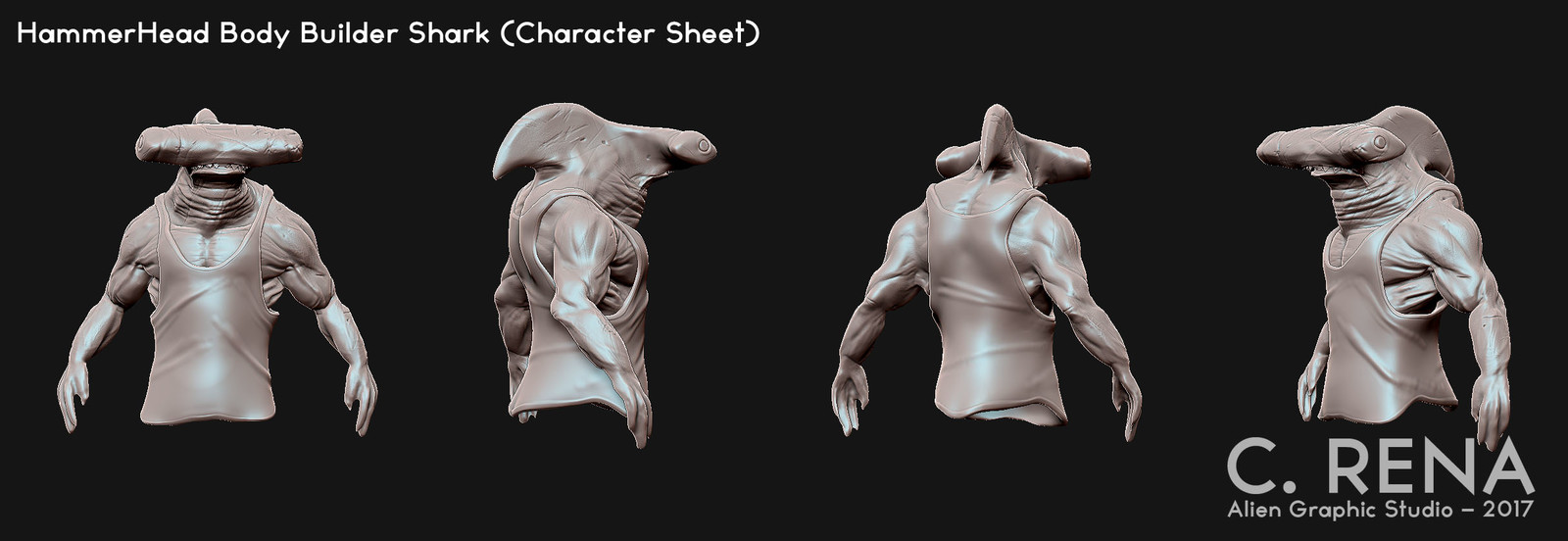 Character study ZBrush