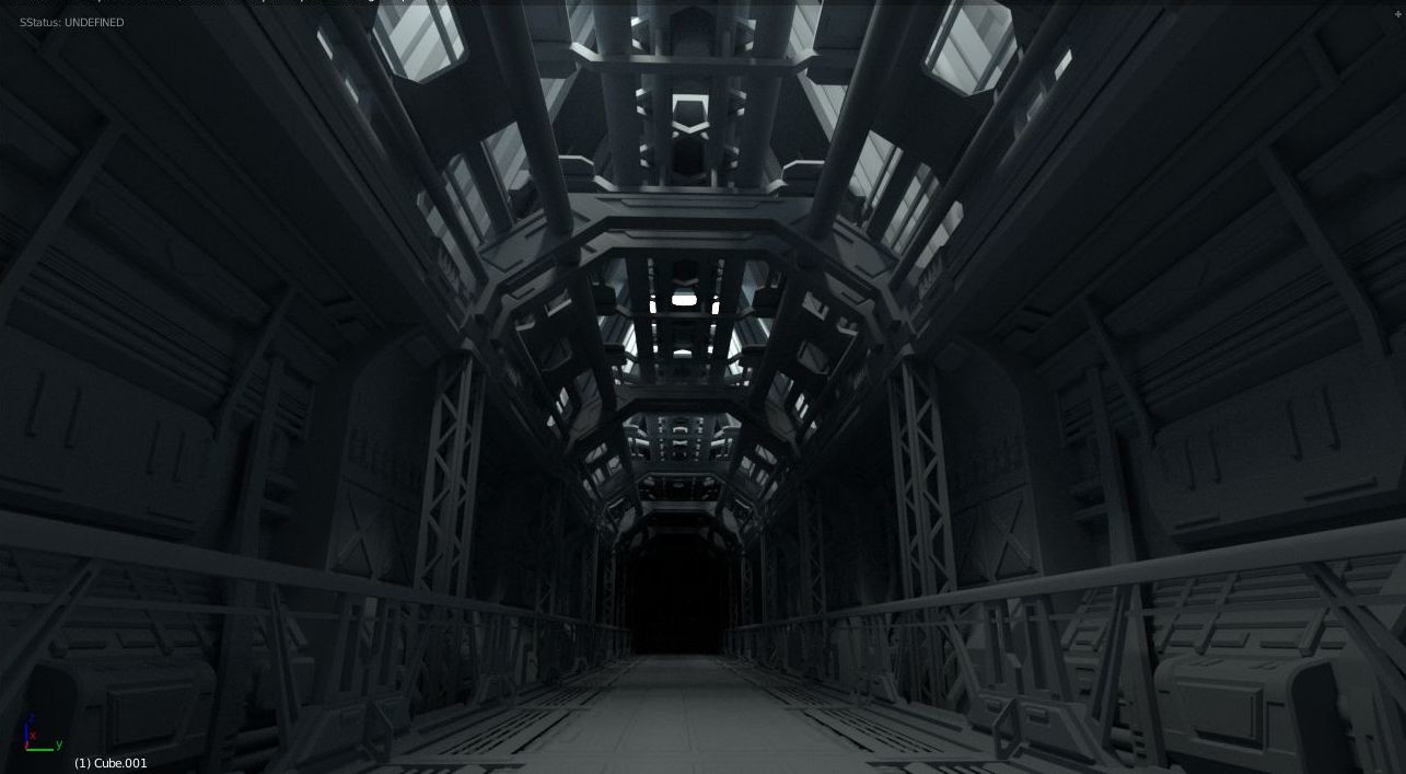 ArtStation - Sci-Fi Tunnel