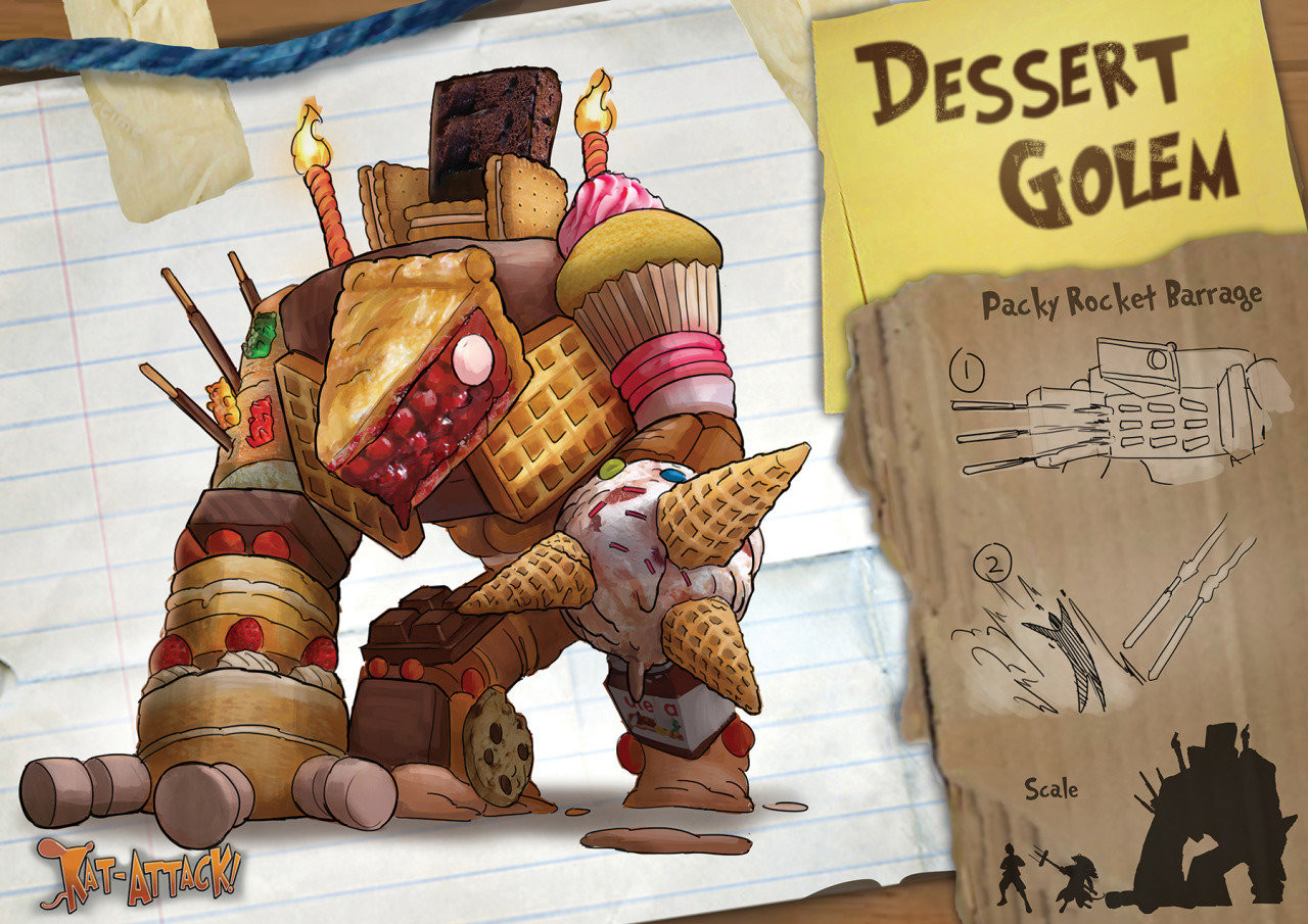 Through his dastardly experimentation, Dr. Rattenstein has managed to create this monstrosity.