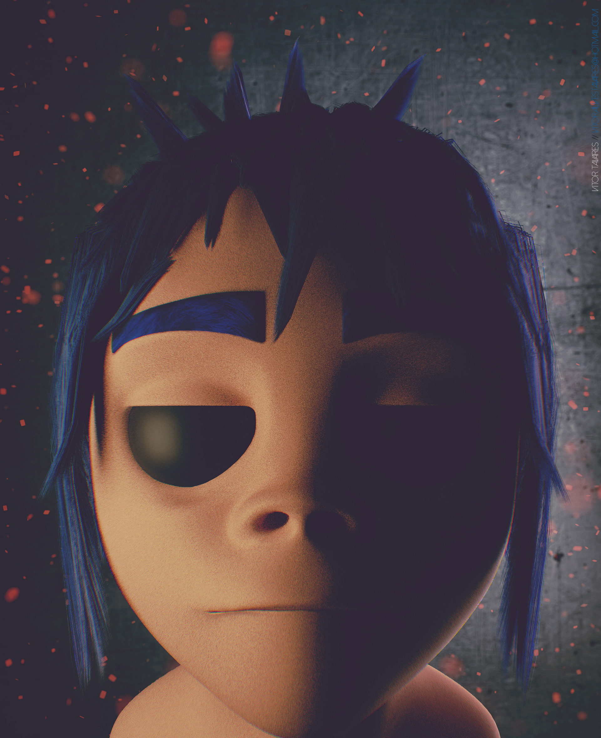 Gorillaz 2d Costume Dublincomiccon Dcc