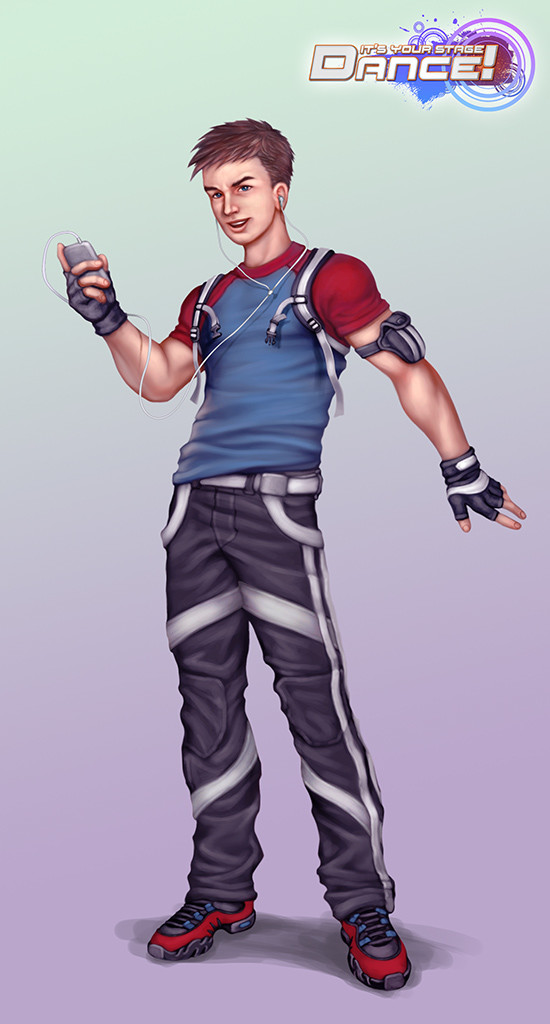 Dance game male avatar design