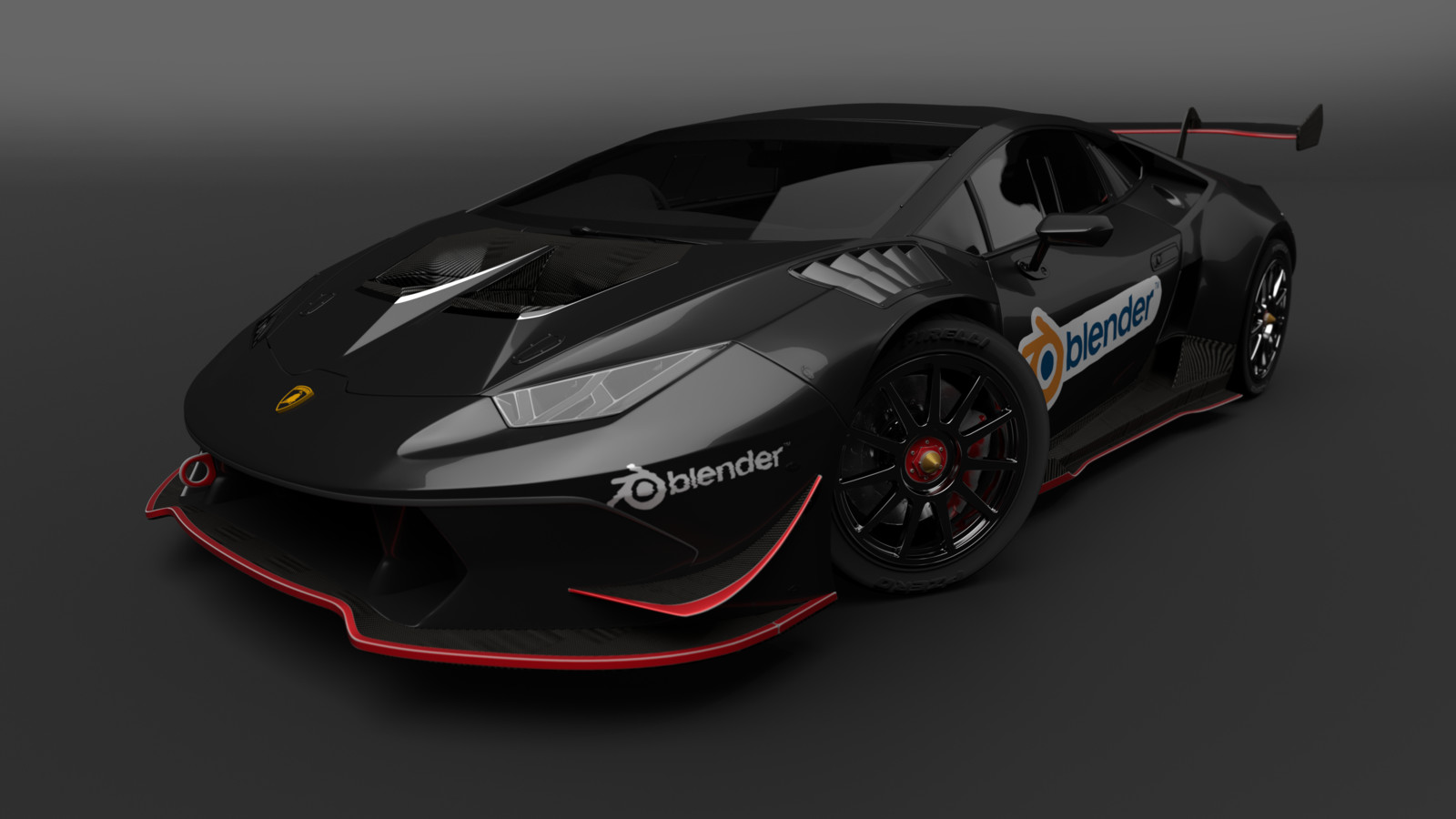 Lamborghini Huracan Render in Cycle