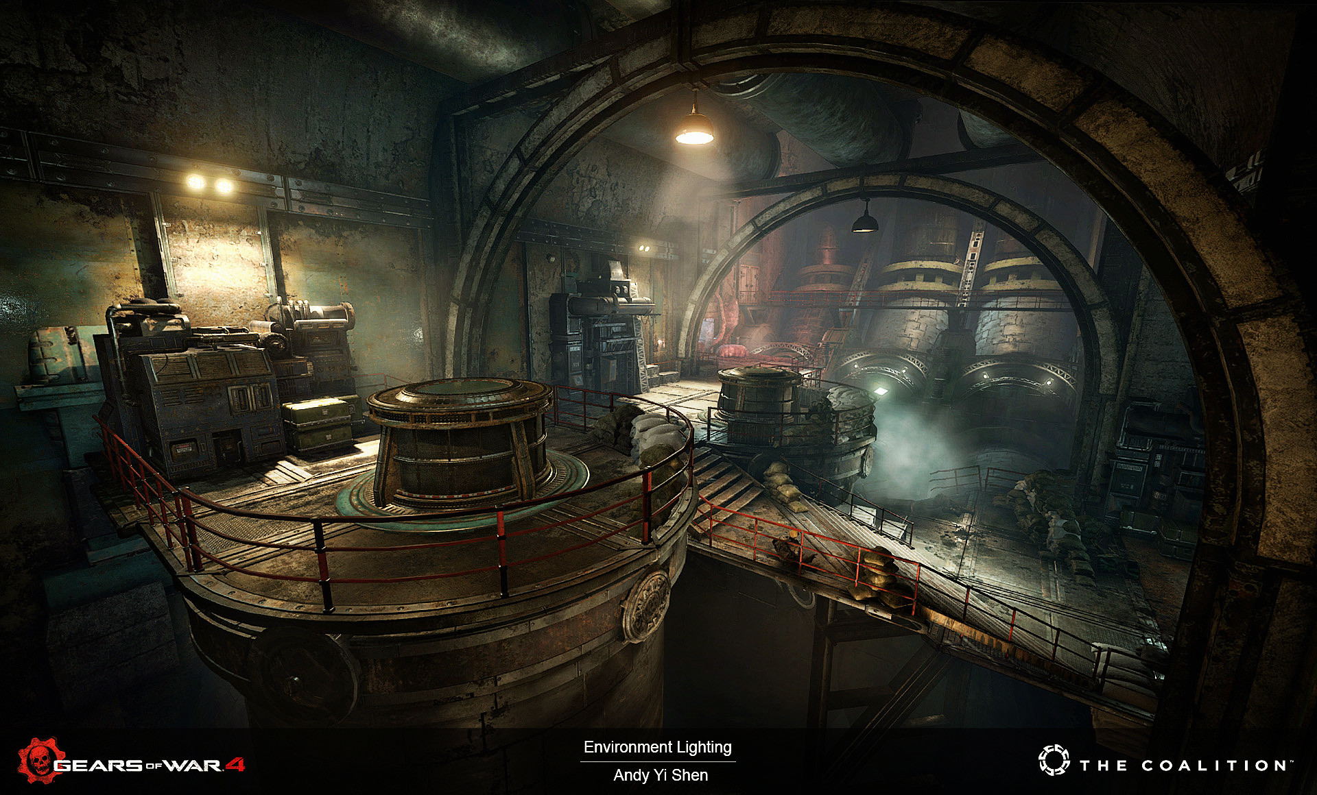 Andy Yi Shen Gears of War 4 RealTime Gameplay Level Lighting