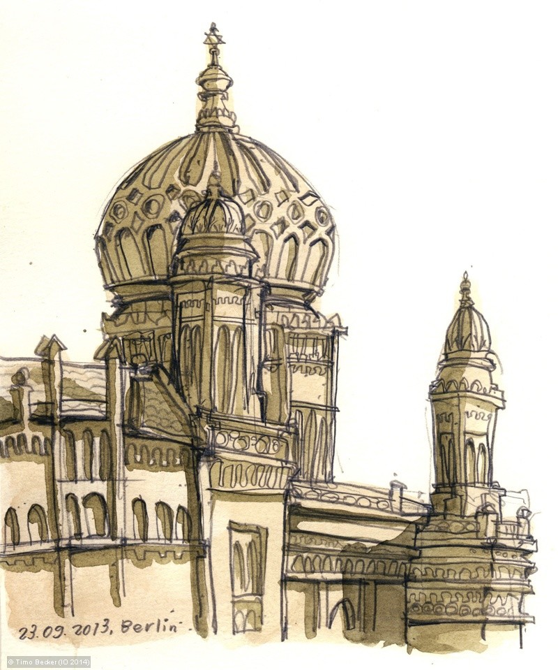 ArtStation Synagogue Sketch