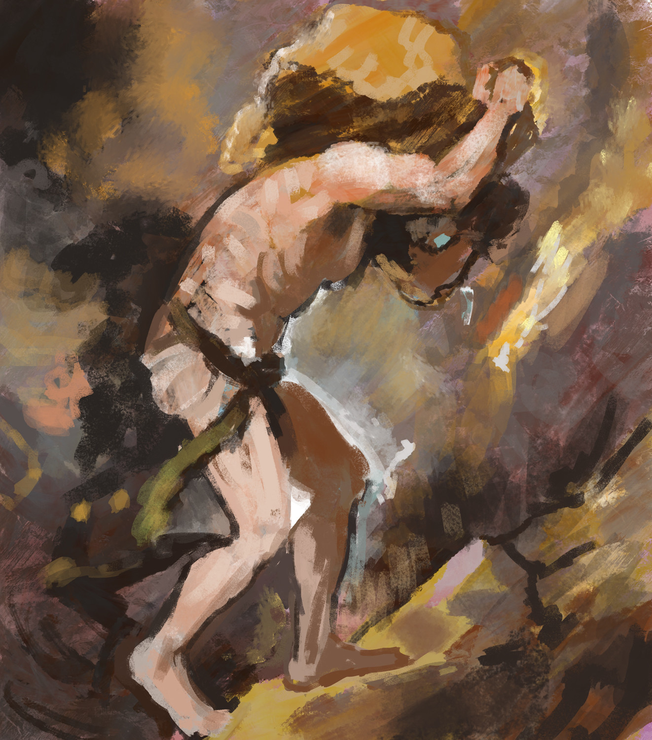 Artstation Master Study Sisyphus Titian 1548 9 Luke Oram